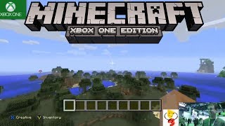 Minecraft Xbox One Gameplay E3 2014 ONE HOUR 1080p HD [upl. by Gasperoni993]