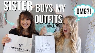 SISTER BUYS MY OUTFITS CHALLENGE  Funny challenge video [upl. by Enaud583]