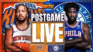 New York Knicks vs Philadelphia 76ers Post Game Show EP 462 Highlights Analysis Live Callers [upl. by Morvin]