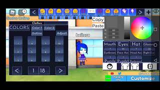 How to make a ballora in gacha online roblox part 1 [upl. by Nailil]