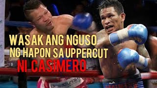 Johnriel Casimero vs kenya yamasita Japanese fighter highlights [upl. by Anim]