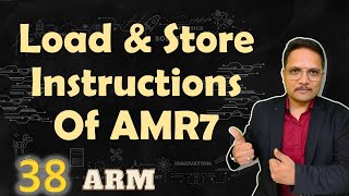 Load and Store Instructions in ARM7  Instructions of ARM7  ARM Processor  ARM7 [upl. by Eelanna]