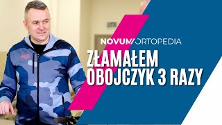 Złamanie obojczyka wywiad z pacjentem  Novum Ortopedia [upl. by Elyk]