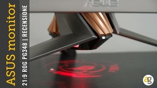 Monitor ASUS ROG PG348 34quot 219 gaming recensione [upl. by Anelav]