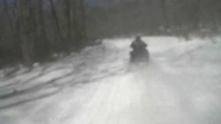 SNOWMOBILE TRAIL RACE IN CENTRAL PA [upl. by Gisser653]