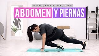 Eliminar grasa del abdomen y tonificar piernas  10 minutos [upl. by Eineg612]