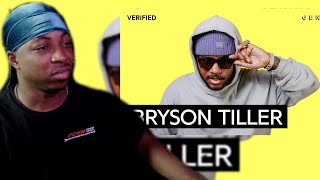 Bryson Tiller quotCiaoquot Official Lyrics amp Meaning REACTION [upl. by Mora]