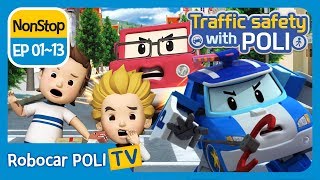 Traffic safety with POLI  EP 01  13  Robocar POLI  Kids animation [upl. by Larual]