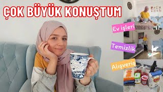 SİRKELİ SU İLE TEMİZLİK 🧼 BÜYÜK KONUŞTUM 🥴 ALIŞVERİŞ 🛍️ temizlik temizlikvlog cleanwithme vlog [upl. by Burdett]