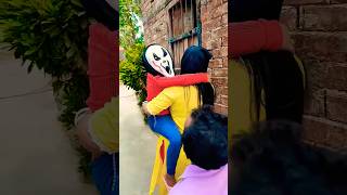 Bhoot wala bachcha 👹😱shorts funny comedy prank bhoot challenge trending [upl. by Victorine]