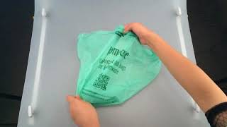 biodegradable plastic compostable garbage bags tensile test [upl. by Yanrahs350]