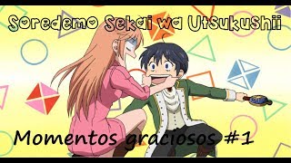 SOREDEMO SEKAI WA UTSUKUSHII  Momentos graciosos 1 FINAL [upl. by Madigan]