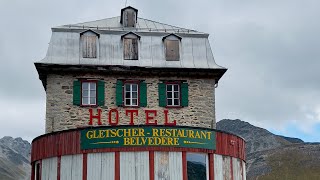 Hotel Belvedere  Furka Pass  Switzerland 🇨🇭4K [upl. by Jaela941]