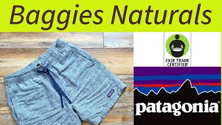 Patagonia Baggies Naturals Organic CottonHemp Shorts Review  Best Beach Shorts in 2024 [upl. by Tommie795]