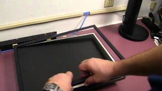 How to repair a Samsung 204b monitor with power issues  Part 1 disassembly [upl. by Dena]