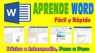 Tutorial Curso de Word Basico e Intermedio aprende usar Word facil y detalladamente Parte 1 [upl. by Aidni]