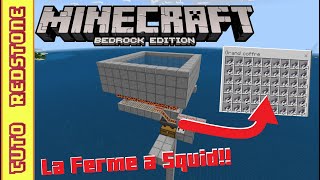 Comment fabriquer une ferme à Squid Poulpe  Minecraft 121 MCPE Switch PS Xbox PC [upl. by Ueik46]