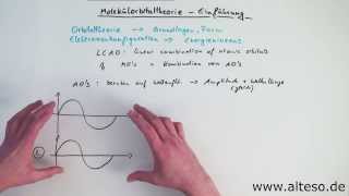 Molekülorbitaltheorie Teil 1  Einführung [upl. by Aihcela]