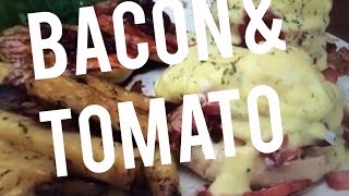 Hollandaise Sauce Eggs Benedict Recipe Bacon w Tomato Bearnaise [upl. by Alokin]