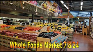 4K Whole Foods Market at Kahala Mall on 7824 in Honolulu Oahu Hawaii [upl. by Tutt488]