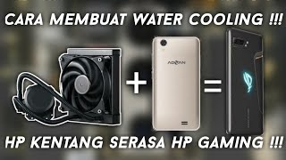 Cara membuat water cooling pada hp  pendingin air untuk hp [upl. by Esir]