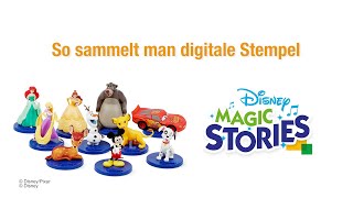 So sammelt man digitale Stempel für DisneyHörspielFiguren I Migros [upl. by Sualohcin]