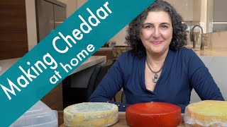 Make Cheddar at HomeAmazing Cheddar Recipe [upl. by Einnol]