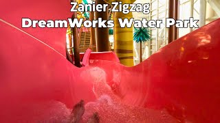 Zanier Zigzag at DreamWorks Water Park 4K POV [upl. by Rhys785]