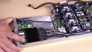 ThinkSystem SD520 V4 installing a rear IO module [upl. by Wsan]