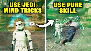 Cal uses Jedi Mind Tricks on Stormtrooper All Choices in Star Wars Jedi Survivor [upl. by Leziar922]