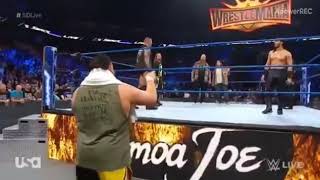 Samoa Joes Promo Was Lit 🔥💯👐🏾 SDLive SamoaJoe WWE [upl. by Crean]