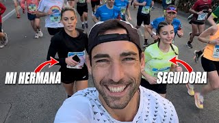 CORRO LA MEDIA MARATÓN DE BARCELONA CON MI HERMANA Y UNA SEGUIDORA [upl. by Seaton]