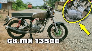 CBmx 135cc modifikasi motor klasik [upl. by Maridel]