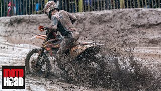 Hawkstone Park International 2020 Jeffrey Herlings debuts with a win in the mudfest [upl. by Hanid]