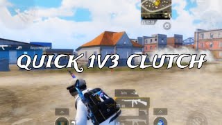 Quick 1V3 Clutch🚀 BGMI Shorts  Swappy Gaming [upl. by Ennalorac888]