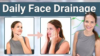 Expert Daily Face Lymphatic Drainage Routine [upl. by Jeremie]