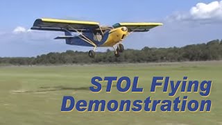 STOL short takeoff and landing flying demonstration [upl. by Masera]