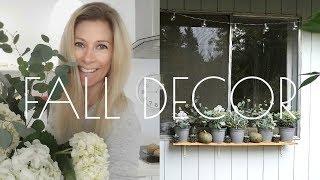 FALL PORCH DECOR WITH ME [upl. by Korten]