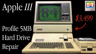 Mac84 Repairing an Apple III Profile Hard Drive  Apples 3499 5 Megabyte HD from 1981 [upl. by Ahsihat]