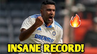 Ravichandran Ashwin Creates Insane Record🔥 Ravichandran Ashwin 5 Wickets Vs England Ashwin News [upl. by Adehsor]