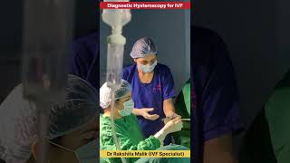 Diagnostic Hysteroscopy for IVF treatment drrakshitamalik fertilitytreatment ivfjourney [upl. by Coryden]