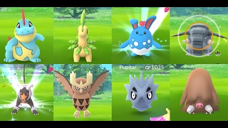 CATCH POKÉMON GO GEN 2 Bayleef Croconaw Azumarill Donphan Pupitar amp Noctowl [upl. by Arammahs]