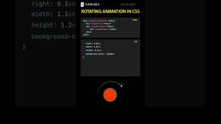 Animated Div Rotation in CSS css tamil tutorjoes [upl. by Galitea]