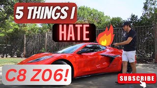 5 Things I HATE About My 2023 Corvette Z06 C8  Z06 Issue amp Updates [upl. by Genie126]