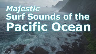 Pacific Ocean Sound of the Surf Ambient Audio Recorded at Point Reyes California [upl. by Shelli]