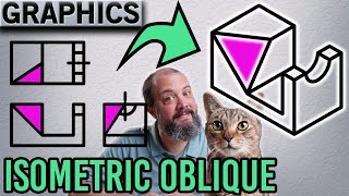 Isometric Drawing  How to Sketch OBLIQUE Surfaces [upl. by Nekcerb]