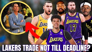 Lakers Trade Not Likely Till Trade Deadline [upl. by Gemina]