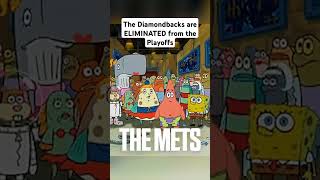 The Mets ELIMINATED the Diamondbacks from the Playoffs mets diamondbacks braves mlb shorts fyp [upl. by Neille]