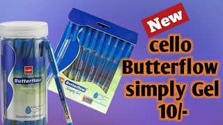 Cello Gel pen Butterflow simply Gel 10 Rupees [upl. by Elmo921]