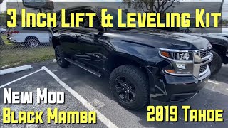 Black Mamba 3 Inch Lift Installed 2019 Tahoe Complete [upl. by Neret]